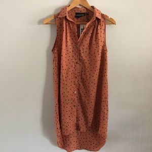 Polka dot tunic dress